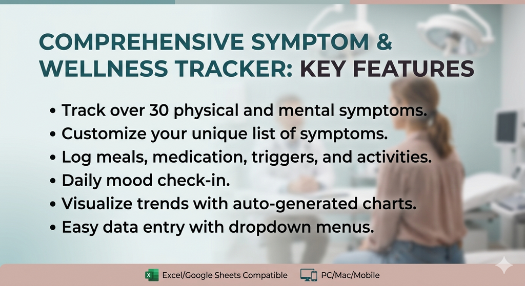 Diagnosis Journey Bundle, Chronic Illness Tracker Set