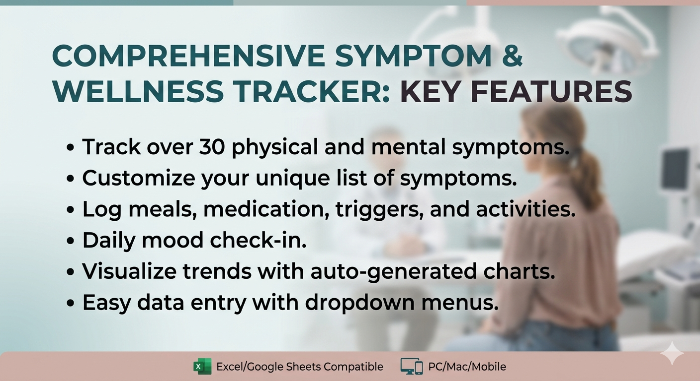 Diagnosis Journey Bundle, Chronic Illness Tracker Set