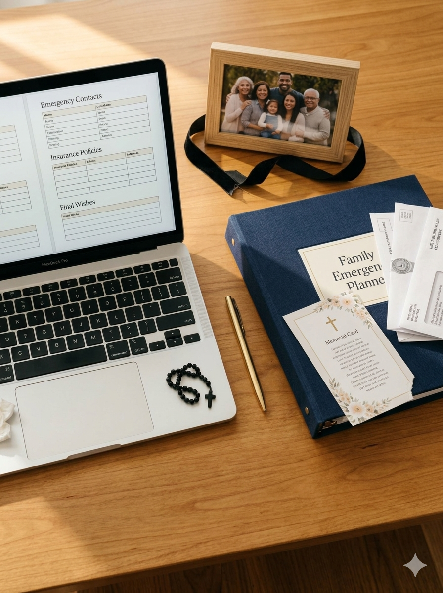 Family Emergency Binder, Legacy & End of Life Planner