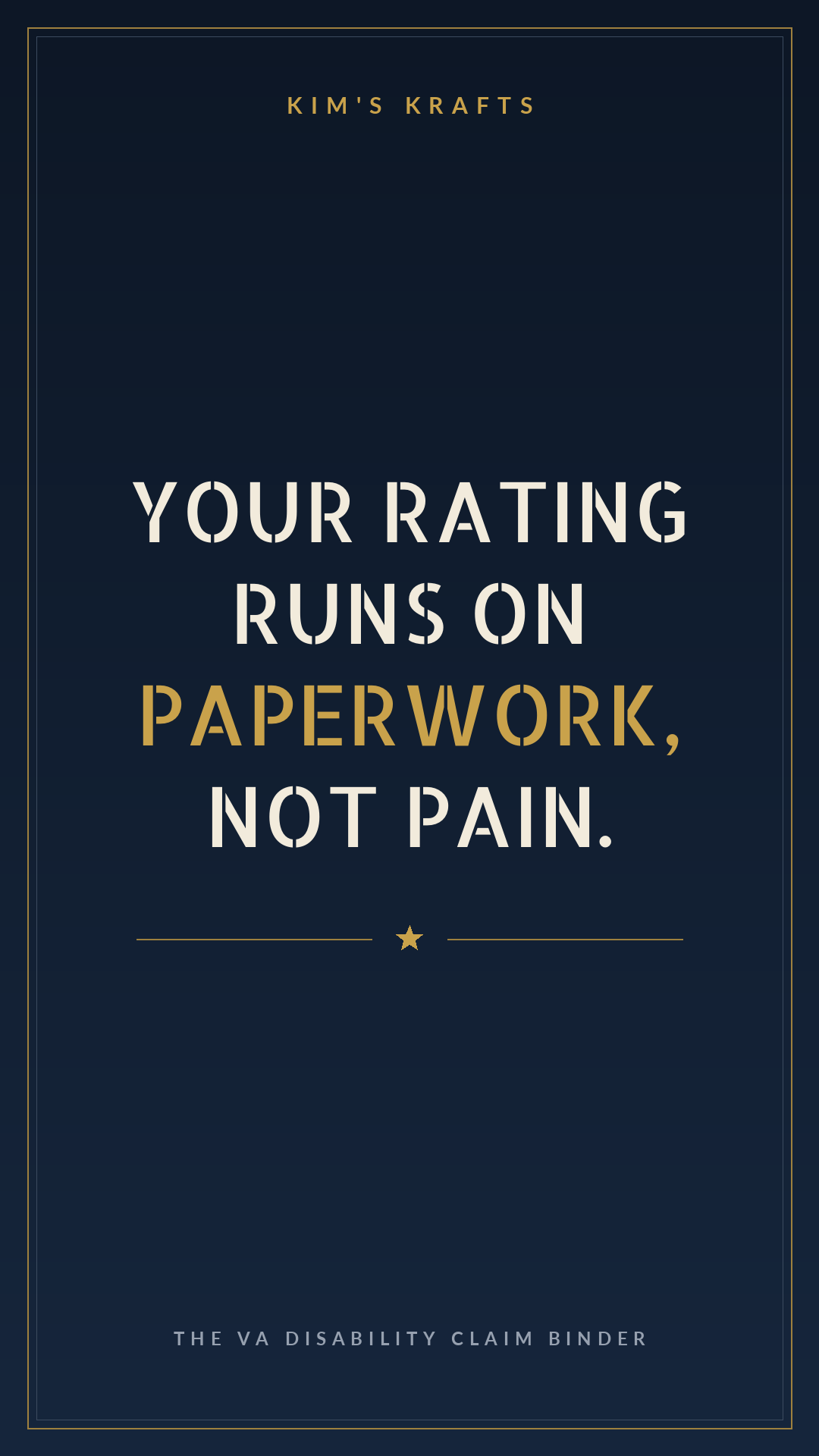 VA Disability Claim Tracker & C&P Exam Prep — Veterans Benefits Binder (Google Sheets)